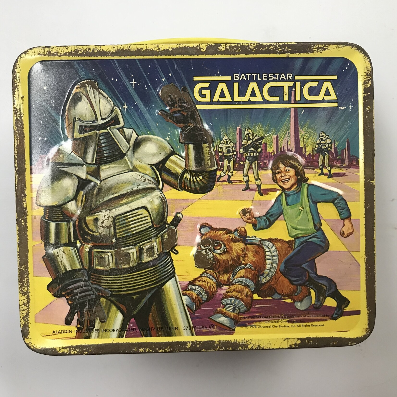 Battlestar Galactica (1978) No Thermos - Metal Lunch Box (Vintage)