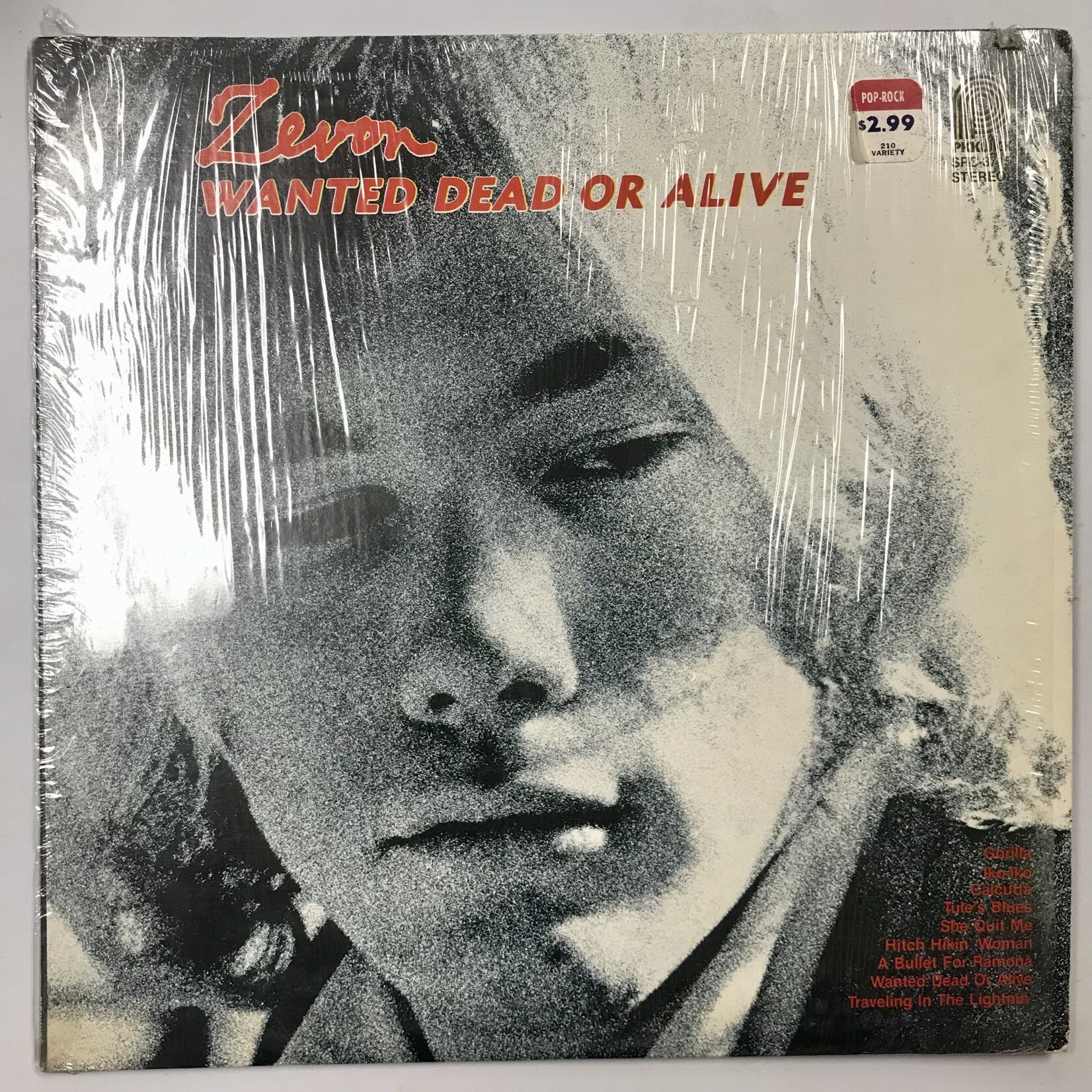 Warren Zevon - Wanted Dead Or Alive - Vinyl LP (USED)