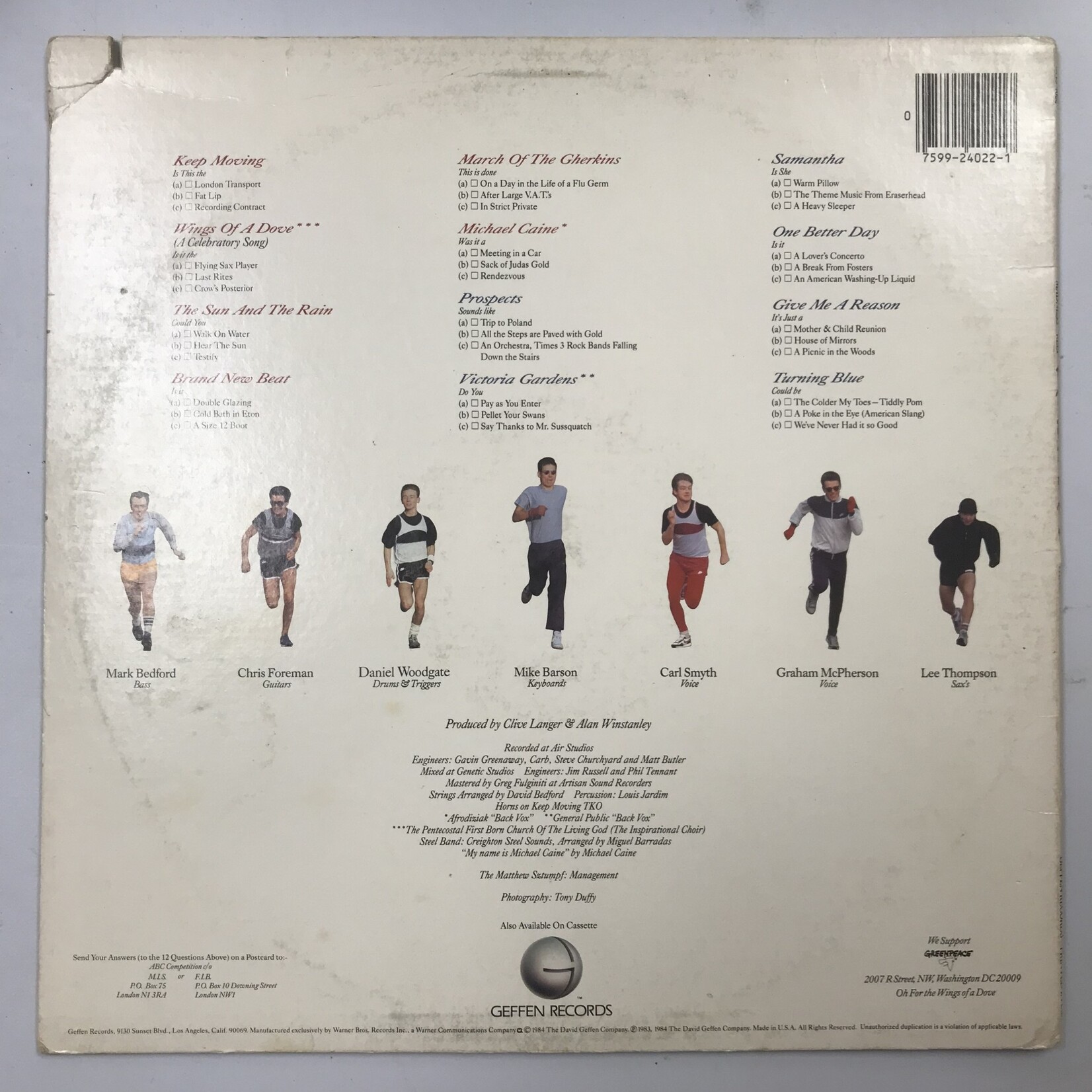 Madness - Keep Moving - GHS 4022 - Vinyl LP (USED)