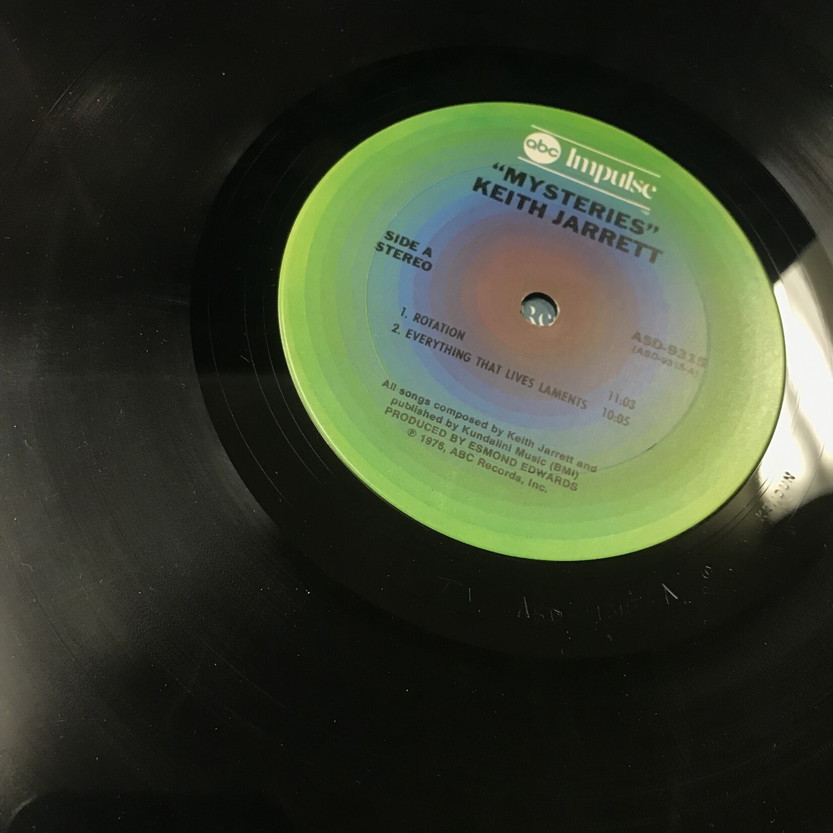 Keith Jarrett - Mysteries - ASD 9315 - Vinyl LP (USED)