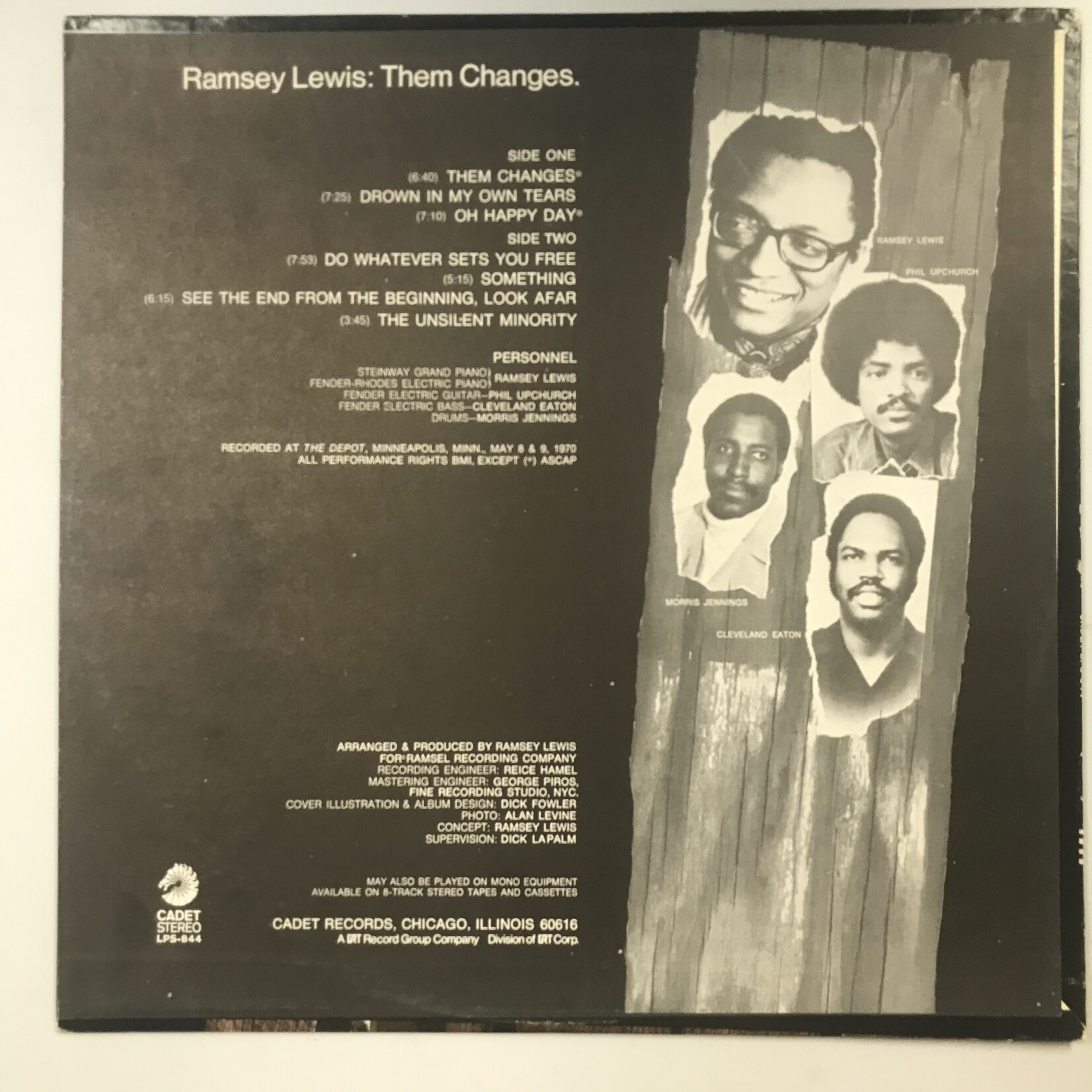Ramsey Lewis - Them Changes - LPS 844 - Vinyl LP (USED)