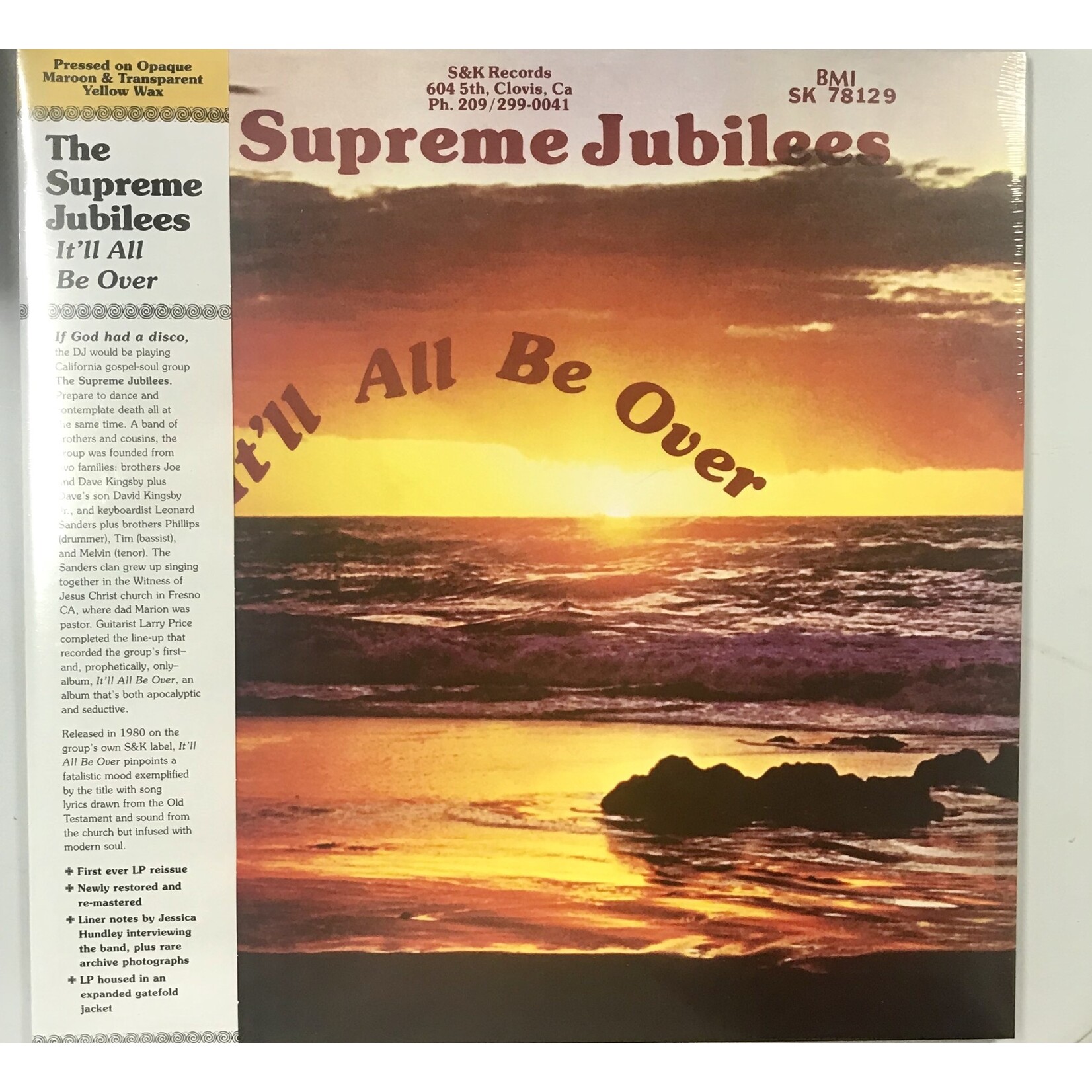 Supreme Jubilees - It’ll Be All Over - LITA 120 1 - Vinyl LP (NEW)