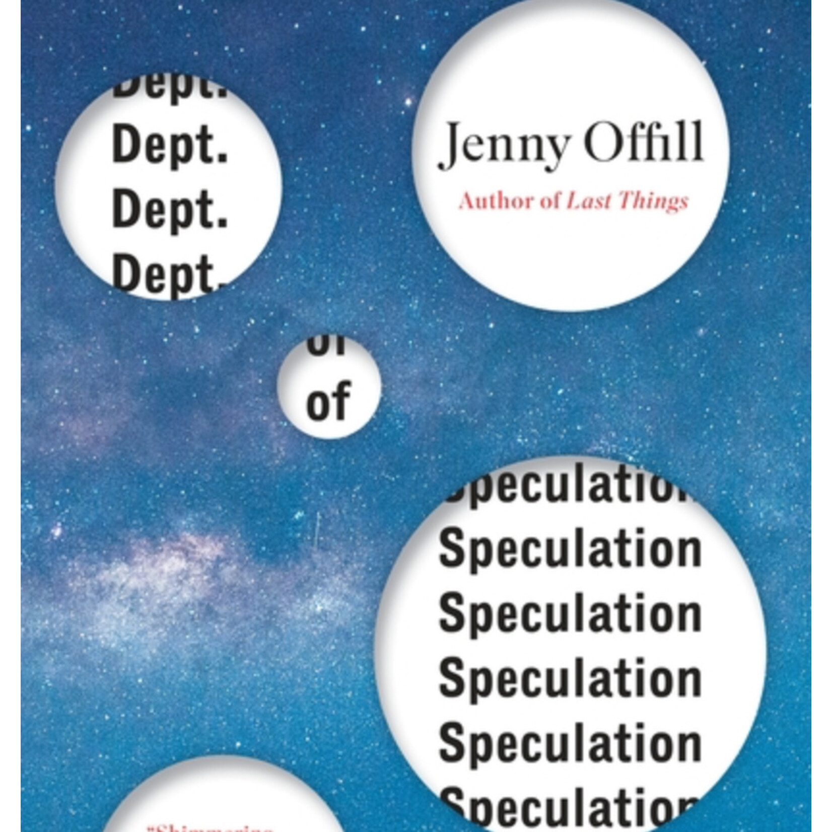 Jenny Offill - Dept. Of Speculation - Paperback (NEW)