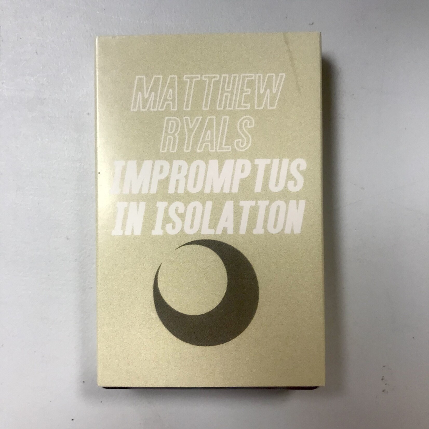 Matthew Ryals - Impromptus In Isolation - Cassette (USED)