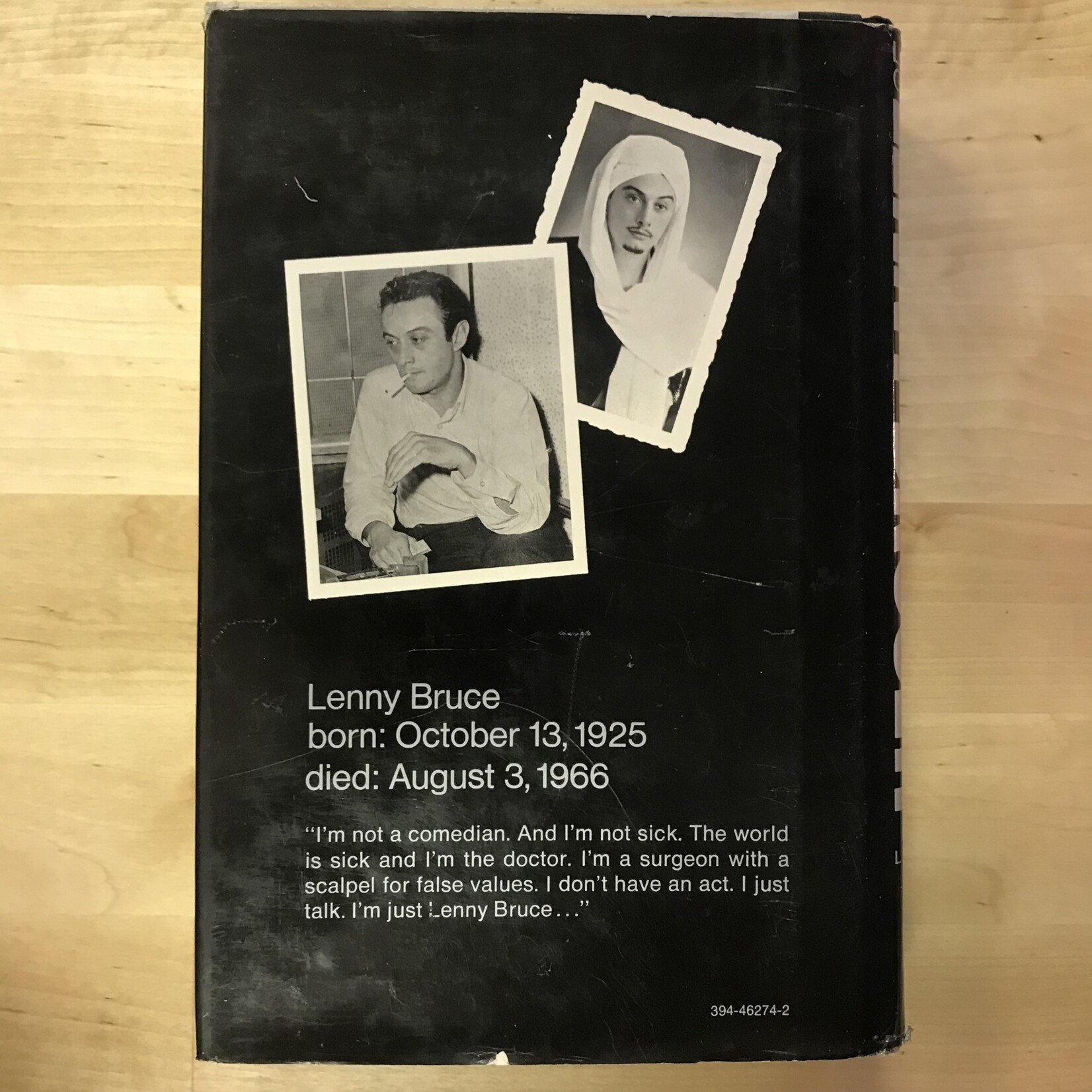 Albert Goldman - Ladies And Gentlemen Lenny Bruce!! - Hardback (USED - FE)