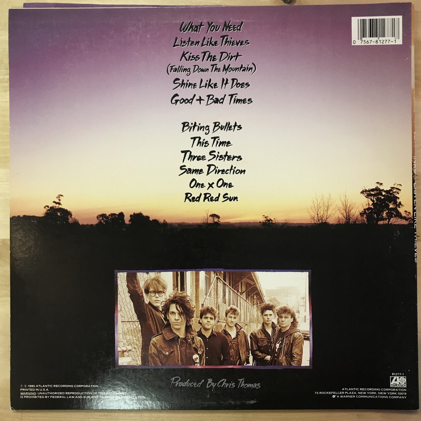 INXS - Listen Like Thieves - 812771 1 - Vinyl LP (USED)