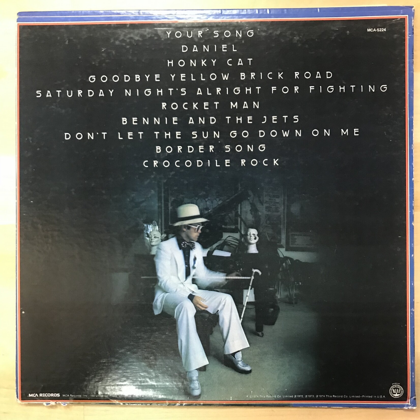 Elton John - Greatest Hits - MCS 5224 - Vinyl LP (USED)