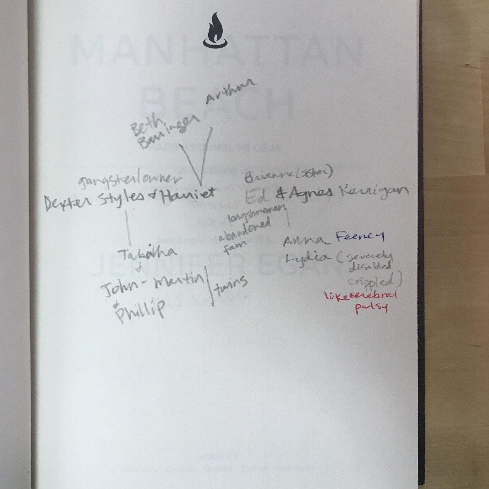 Jennifer Egan - Manhattan Beach - Hardback (USED)