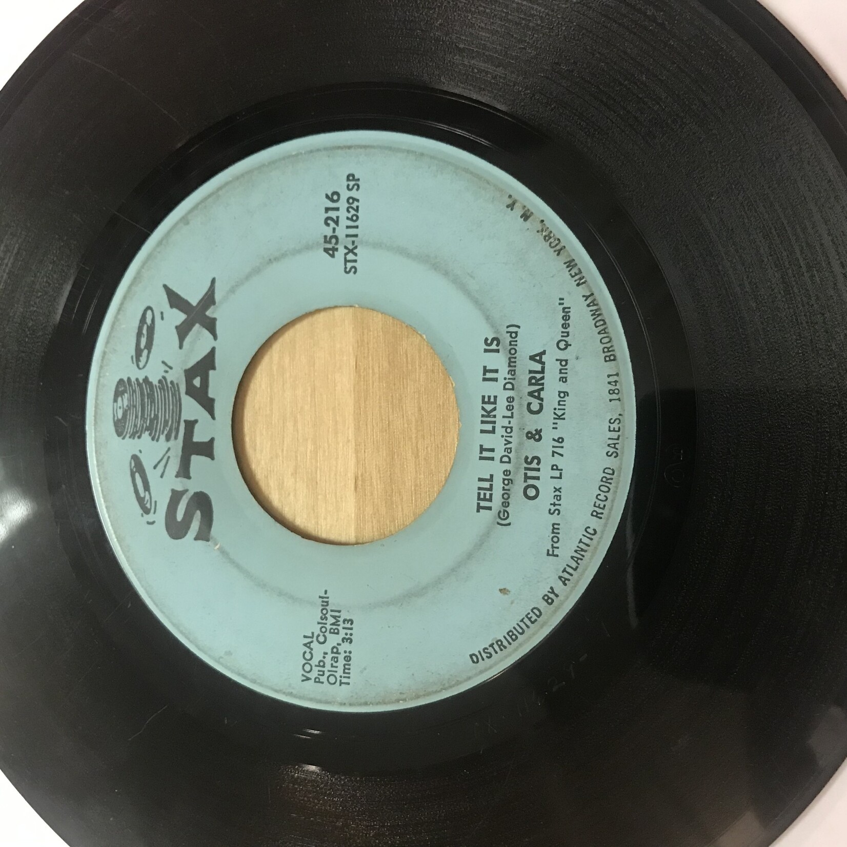 Otis & Carla (Otis Redding, Carla Thomas) - TRAMP / Tell It Like It Is - STX 11628 SP - Vinyl 45 (USED)