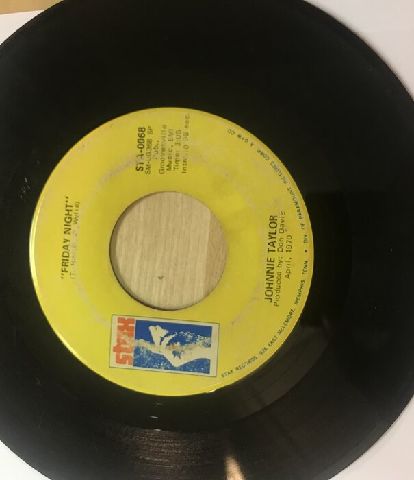 Johnny Taylor - Steal Away / Friday Night - STA 0068 - Vinyl 45 (USED)
