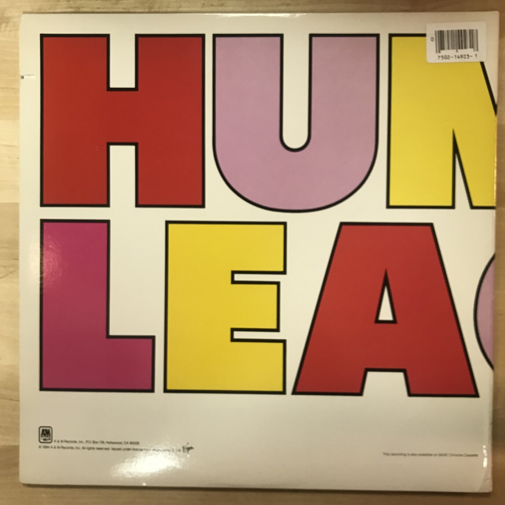 Human League - Hysteria - SP 4923 - Vinyl LP (USED)