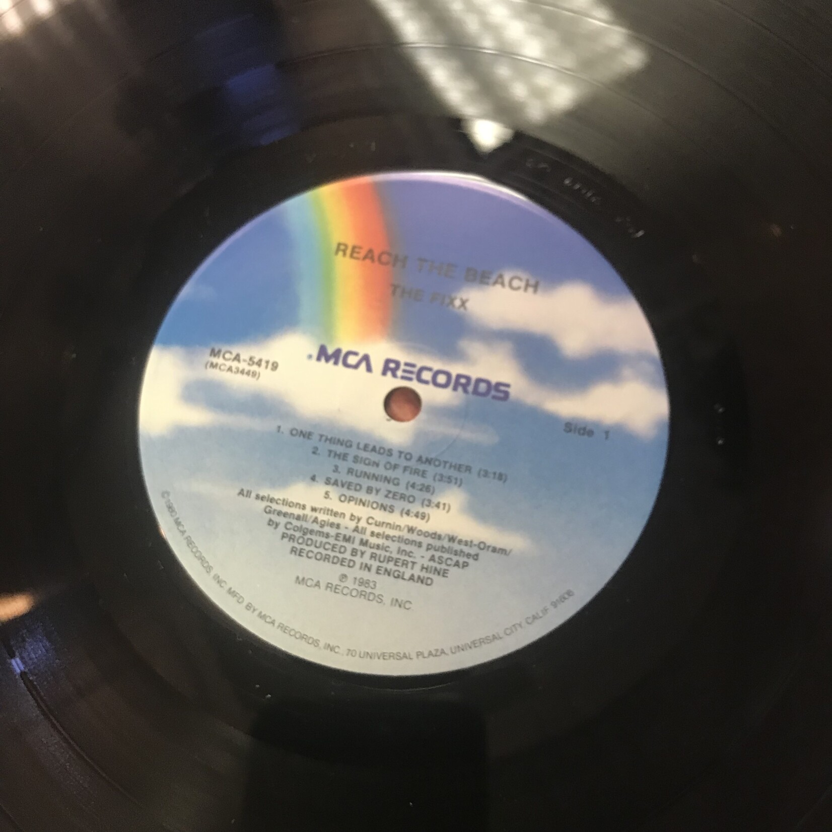 Fixx - Reach The Beach - MCA5419 - Vinyl LP (USED)