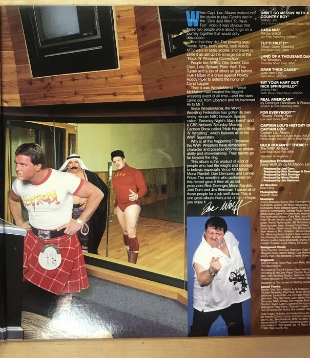 Various - The Wrestling Album - BFE40223 - Vinyl LP (USED)