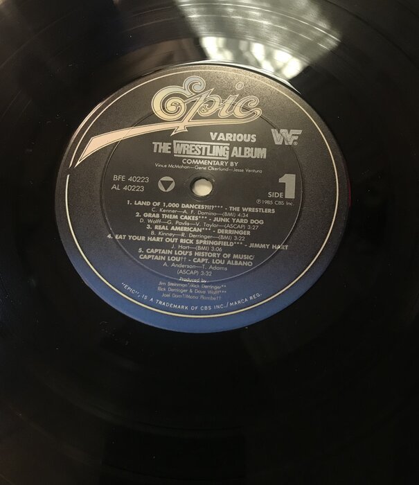 Various - The Wrestling Album - BFE40223 - Vinyl LP (USED)