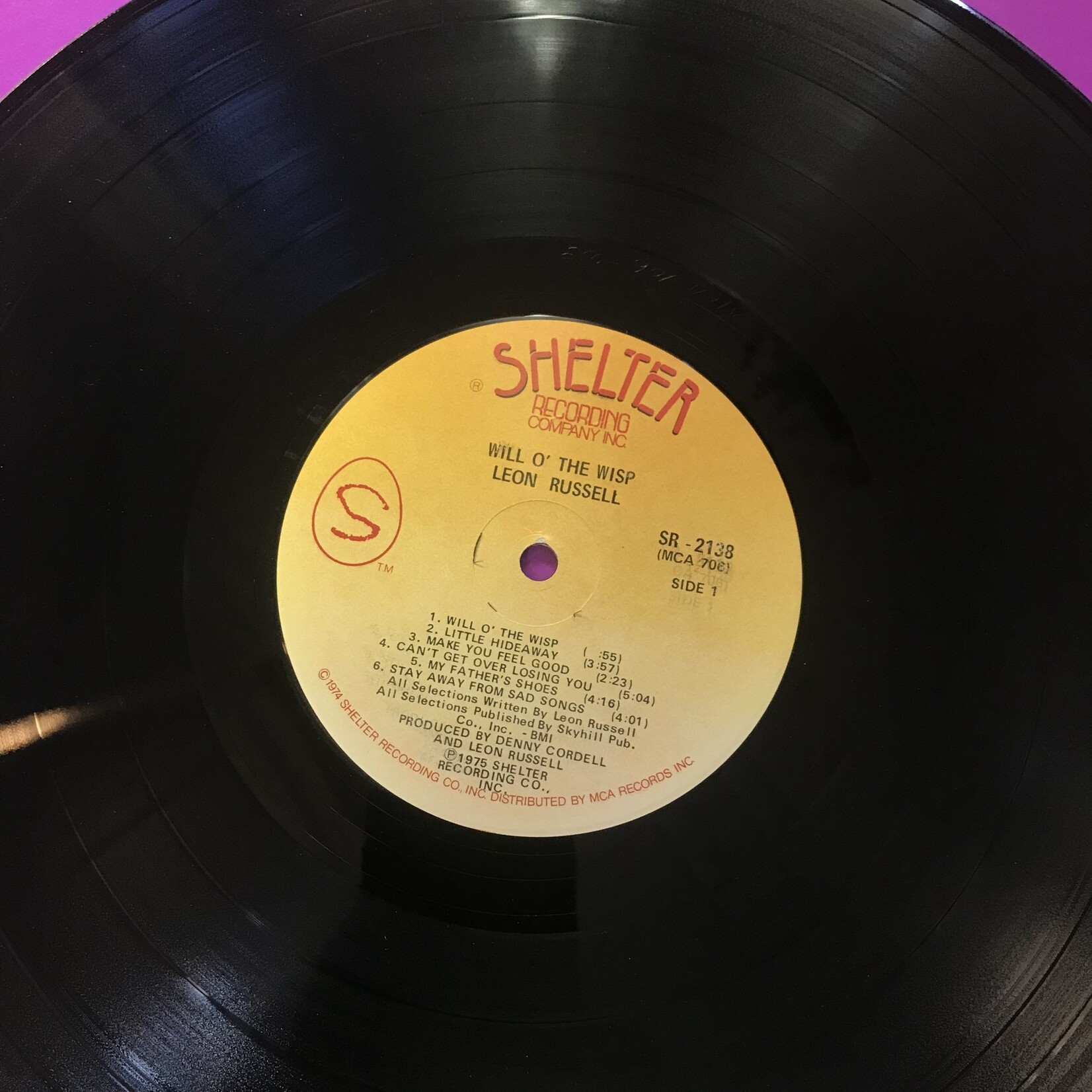 Leon Russell - Will O' The Wisp - SR2138 - Vinyl LP (USED)