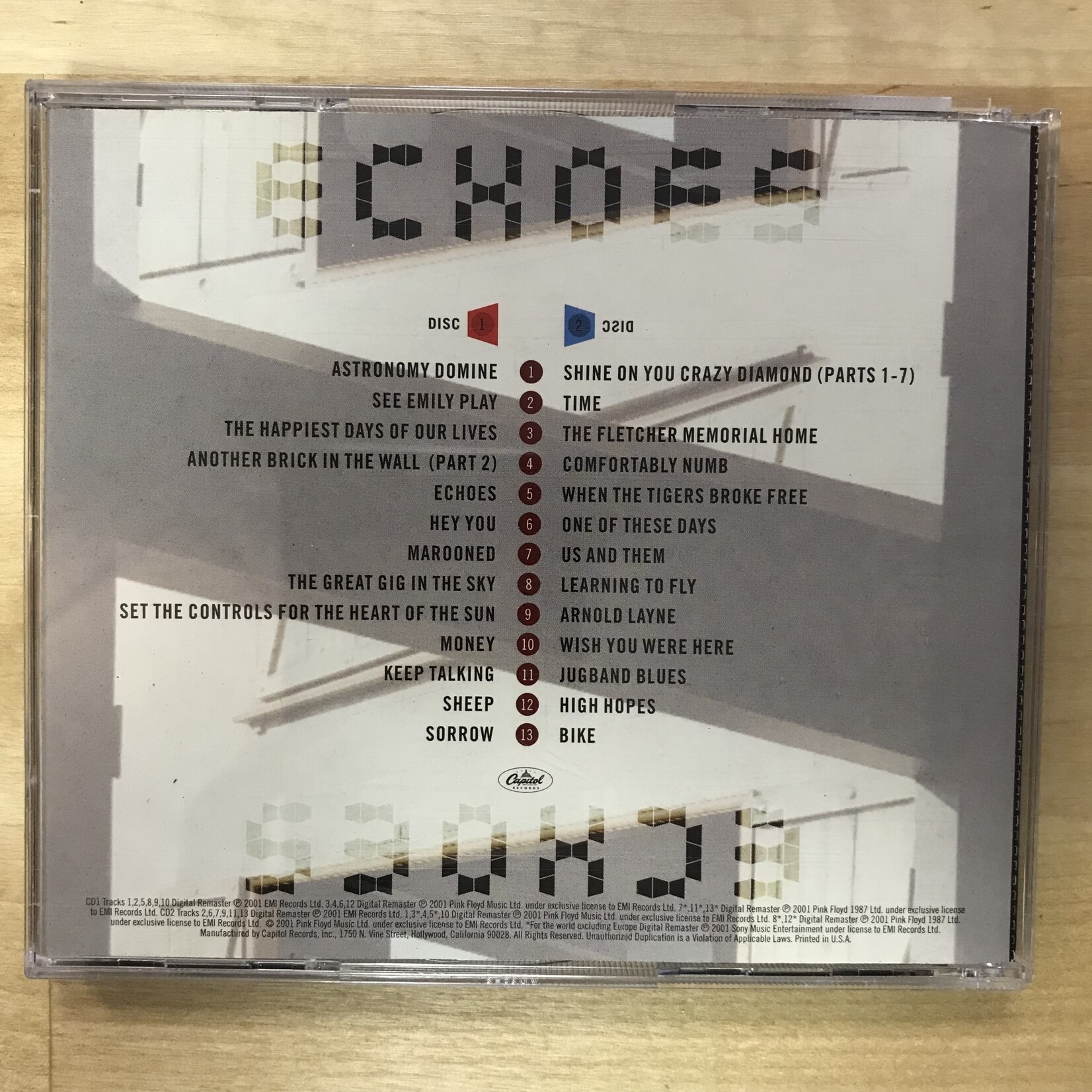 Pink Floyd - Echoes: The Best Of Pink Floyd - CD (USED)