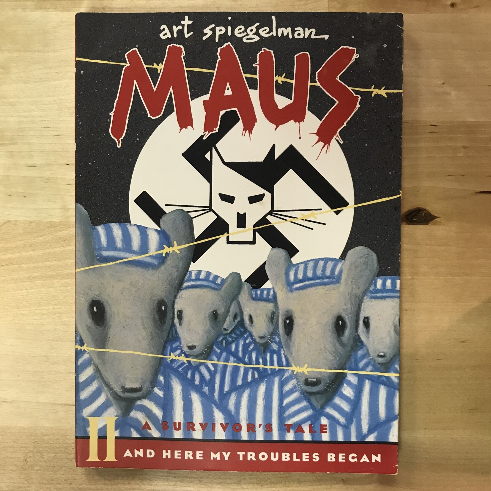 Art Spiegelman - MAUS A Survivor’s Tale II: And Here My Troubles Began - Paperback (USED)