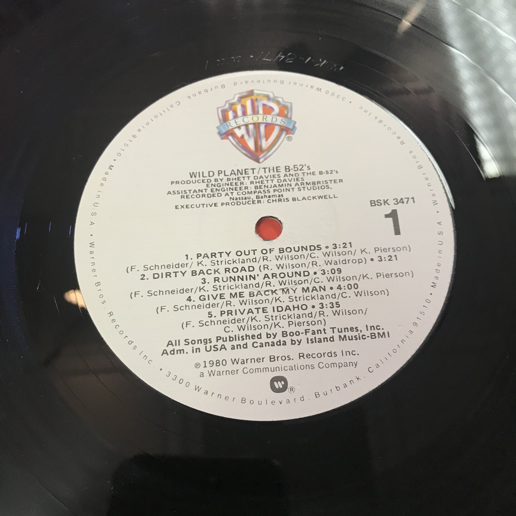 B-52’s - Wild Planet - BSK3471 - Vinyl LP (USED)