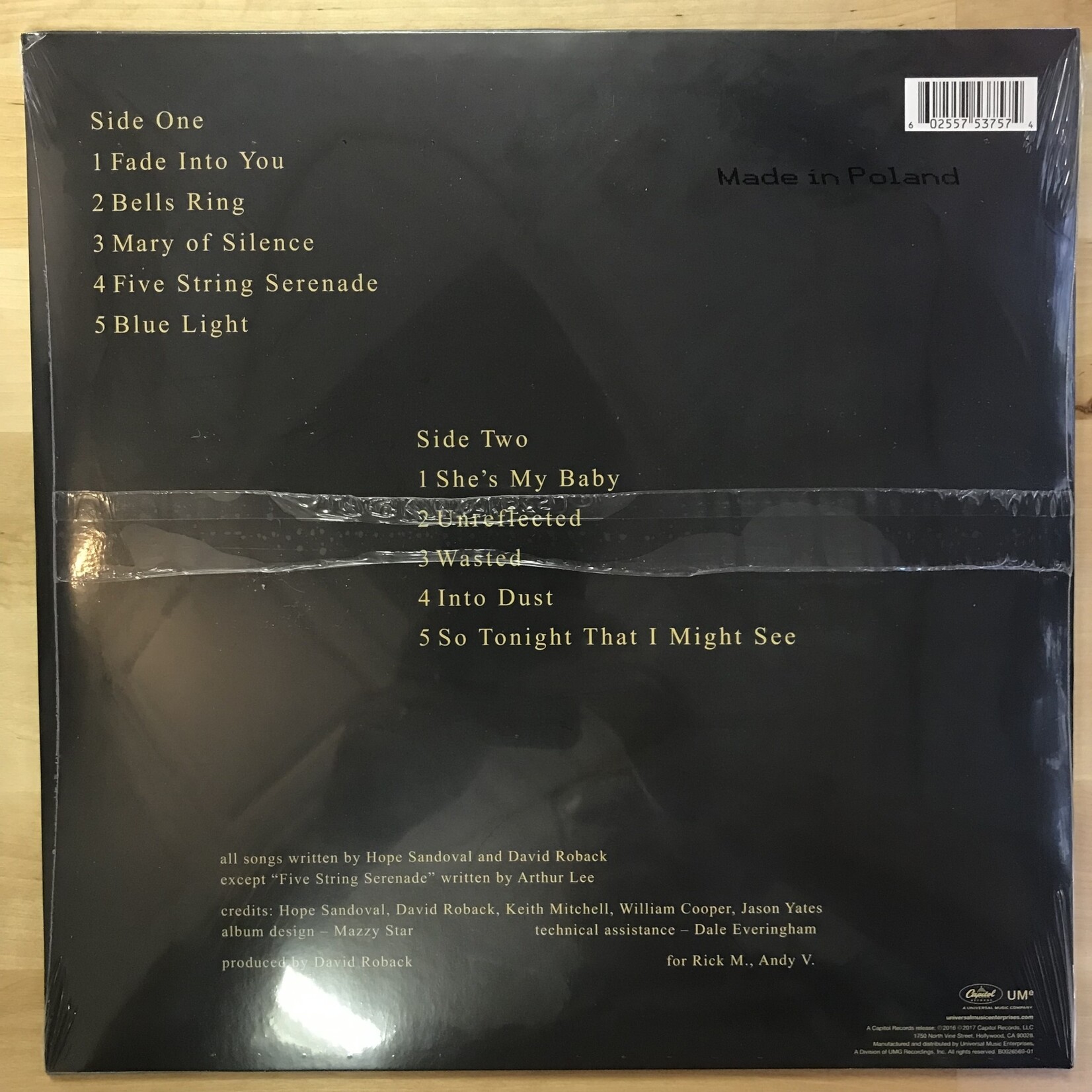 Mazzy Star - So Tonight That I Might See You - CAPB002656901 - Vinyl LP (NEW)