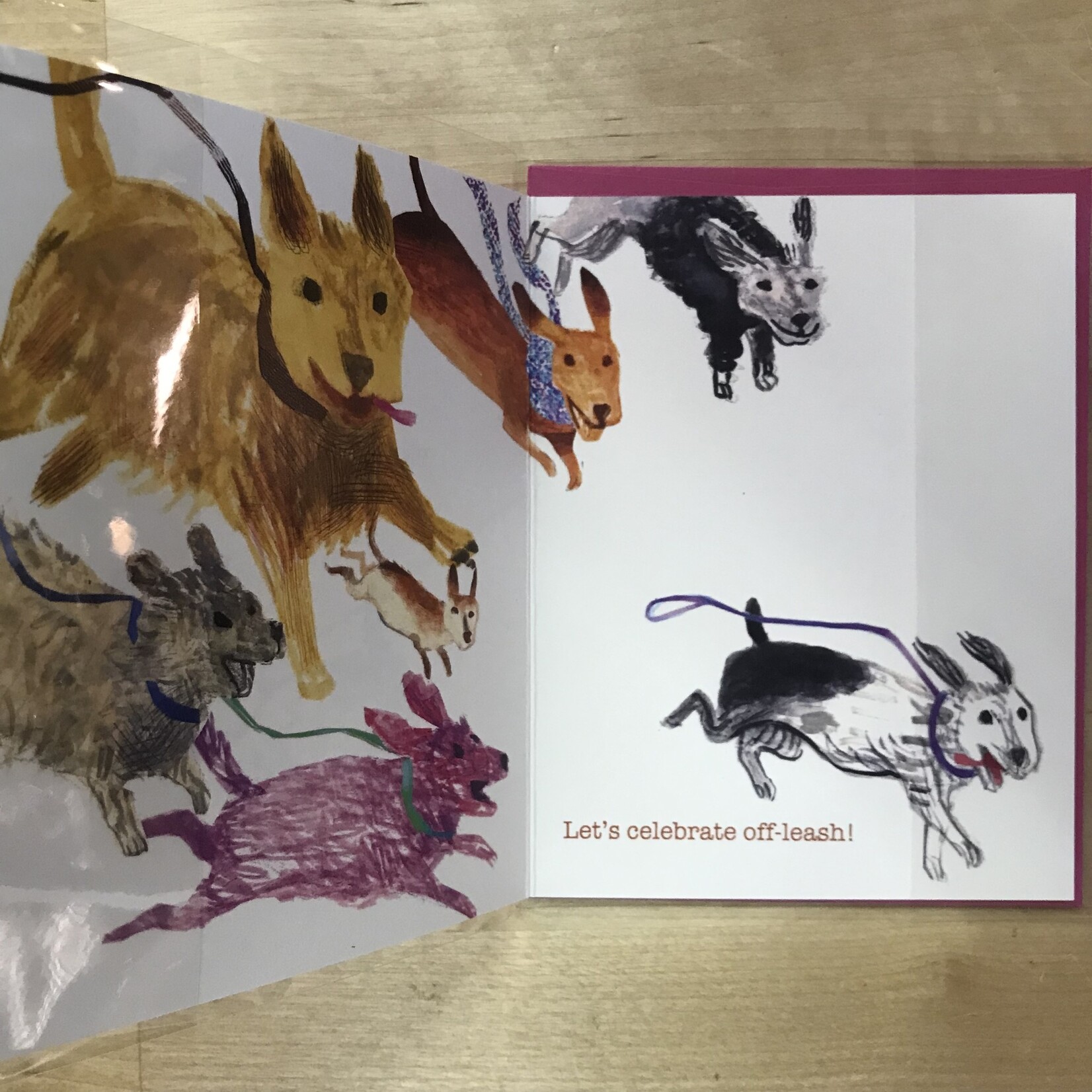 Let’s Celebrate Off Leash - Greeting Card (NEW)