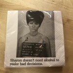 Big House Sharon Makes Bad Decisions - Cocktail Napkins (NEW)