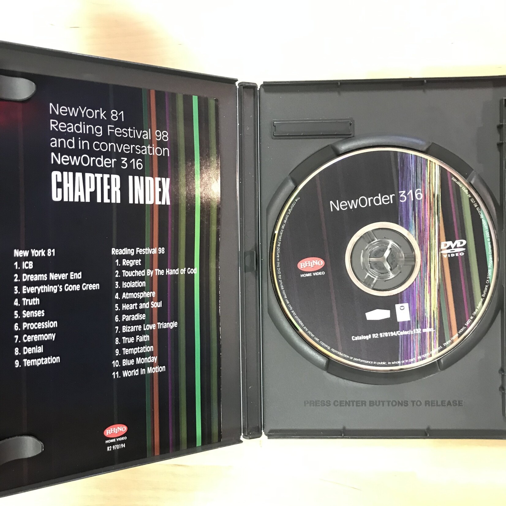 New Order - 316 - DVD (USED)
