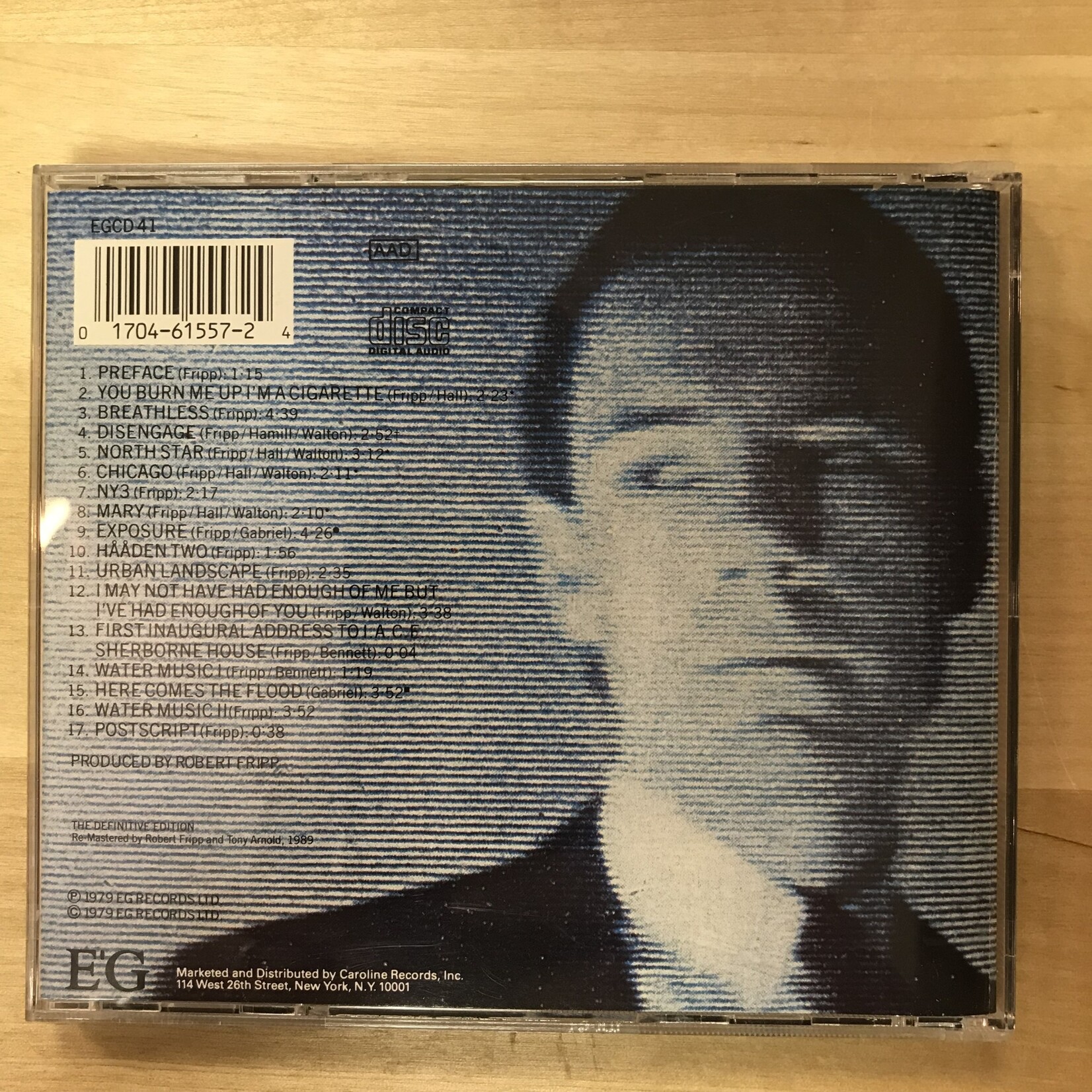 Robert Fripp - Exposure - CD (USED)