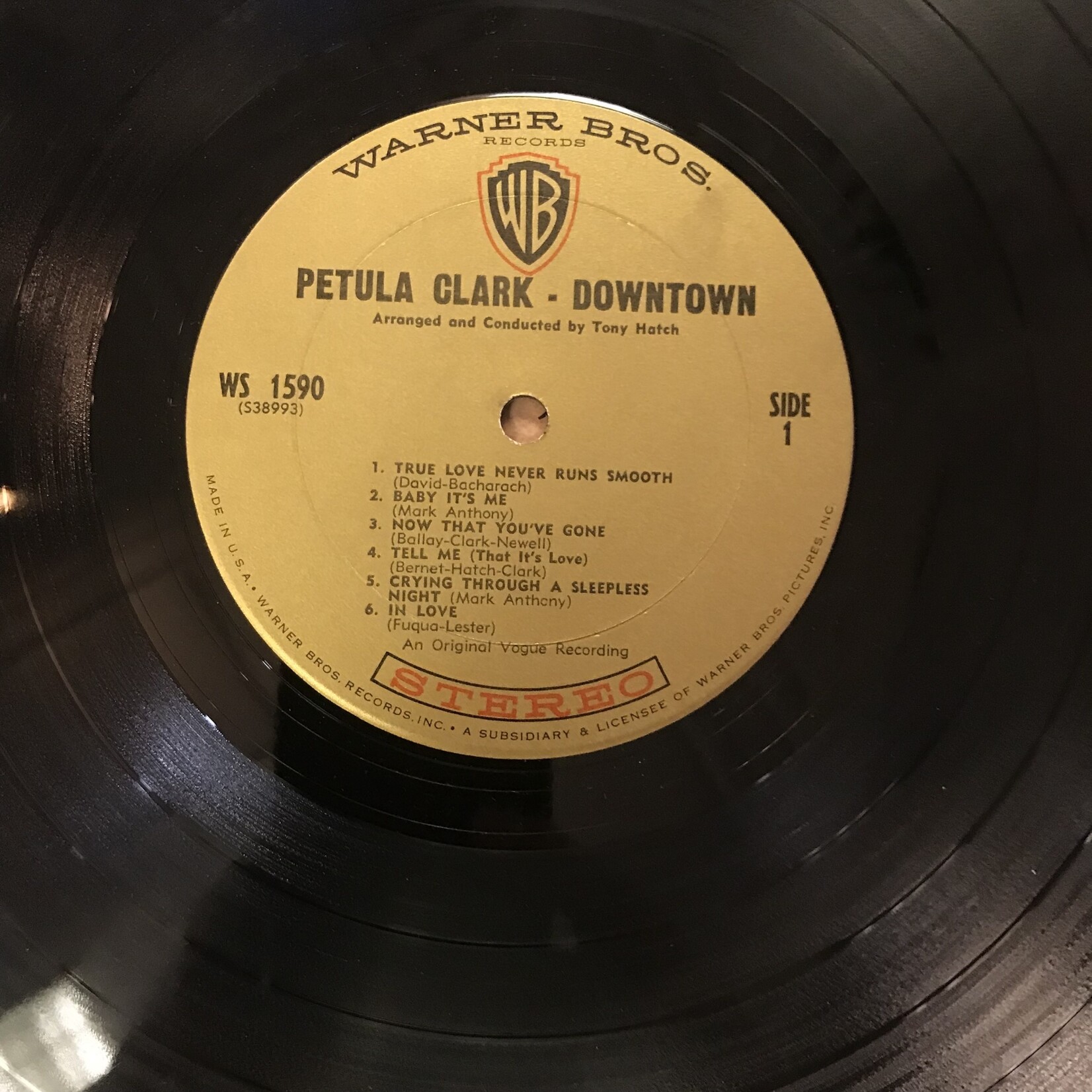 Petula Clark - Downtown - WS1590 - Vinyl LP (USED)