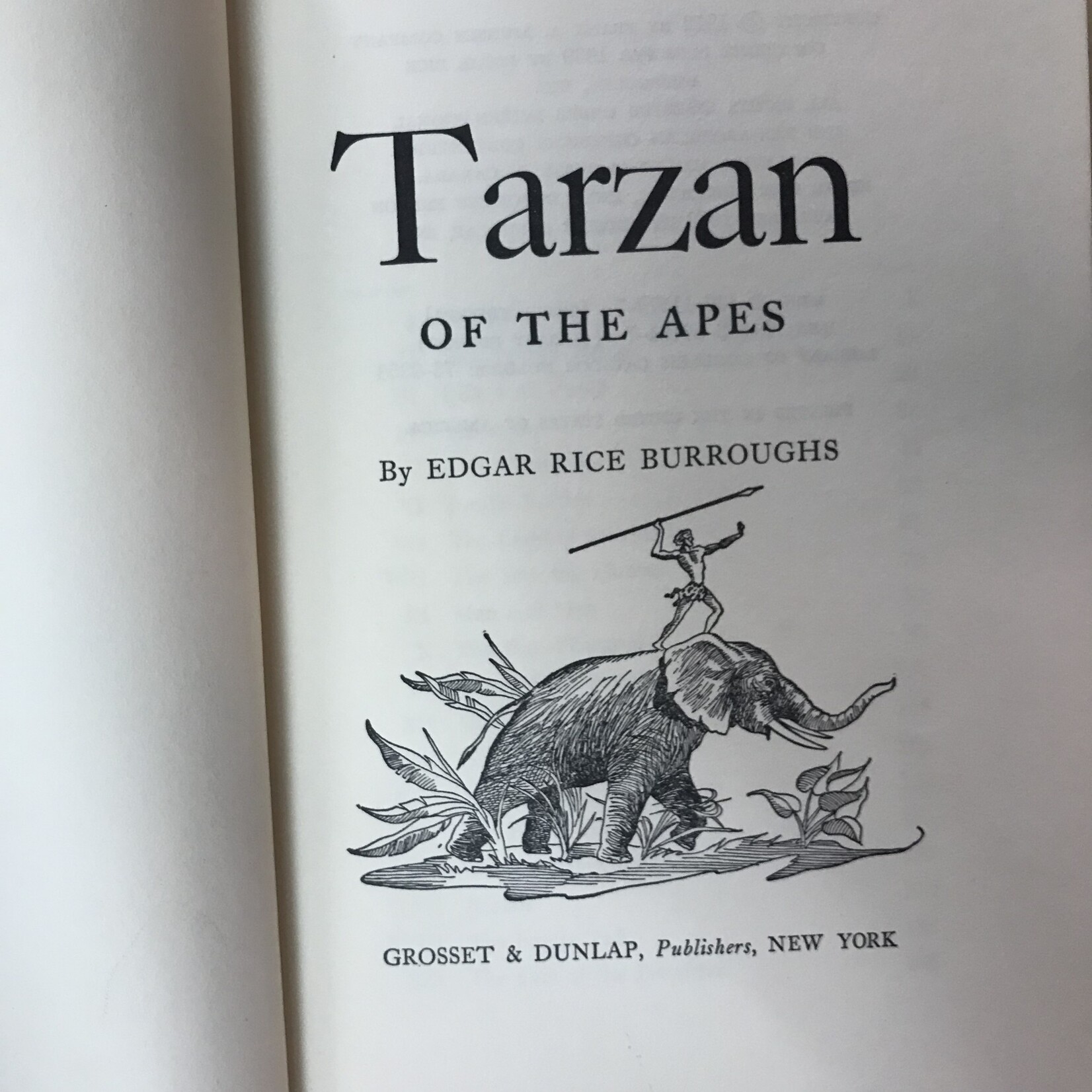Edgar Rice Burroughs - Tarzan Of The Apes - Hardback (USED)