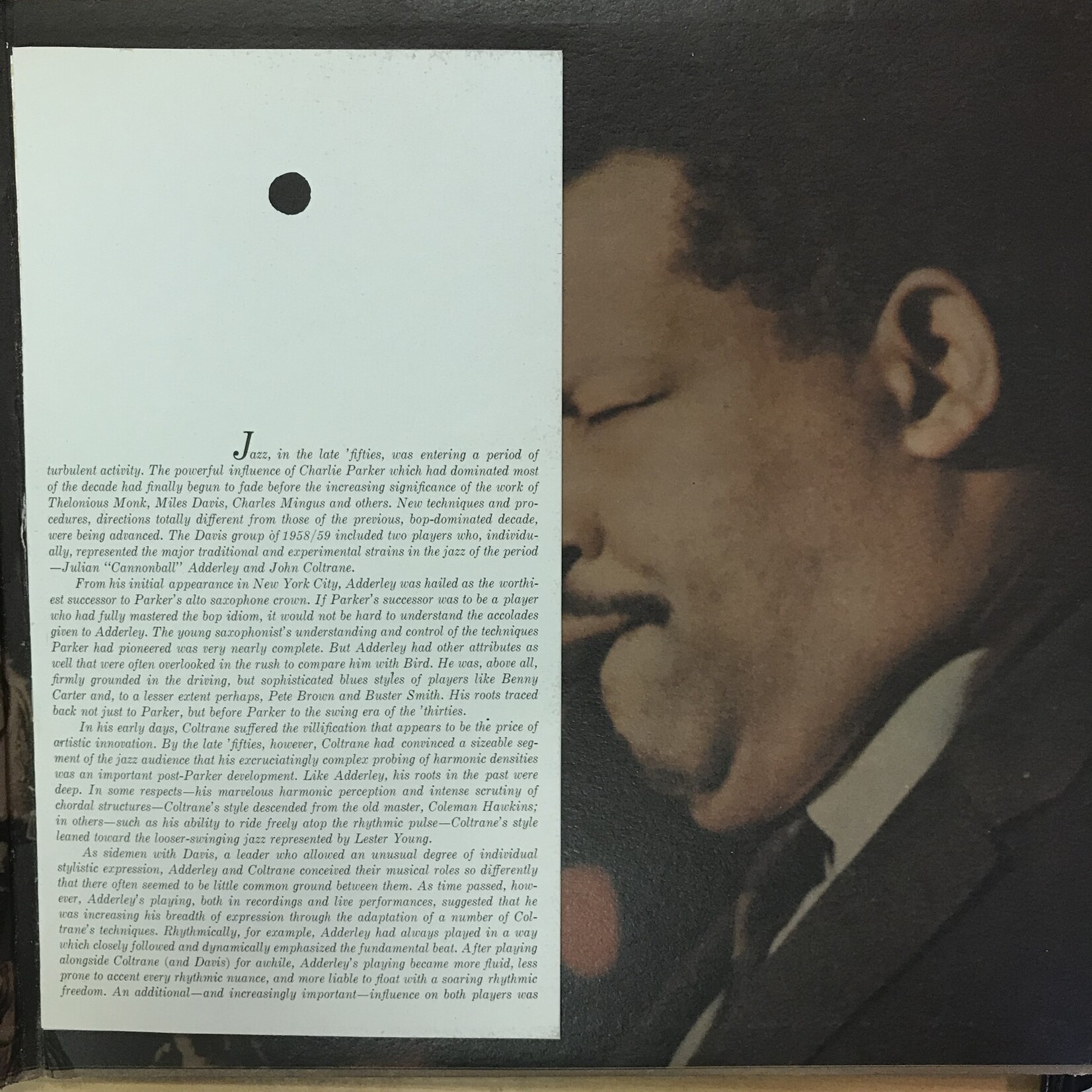 John Coltrane, Cannonball Adderley - Cannonball & Coltrane - LM 82009 - Vinyl LP (USED)