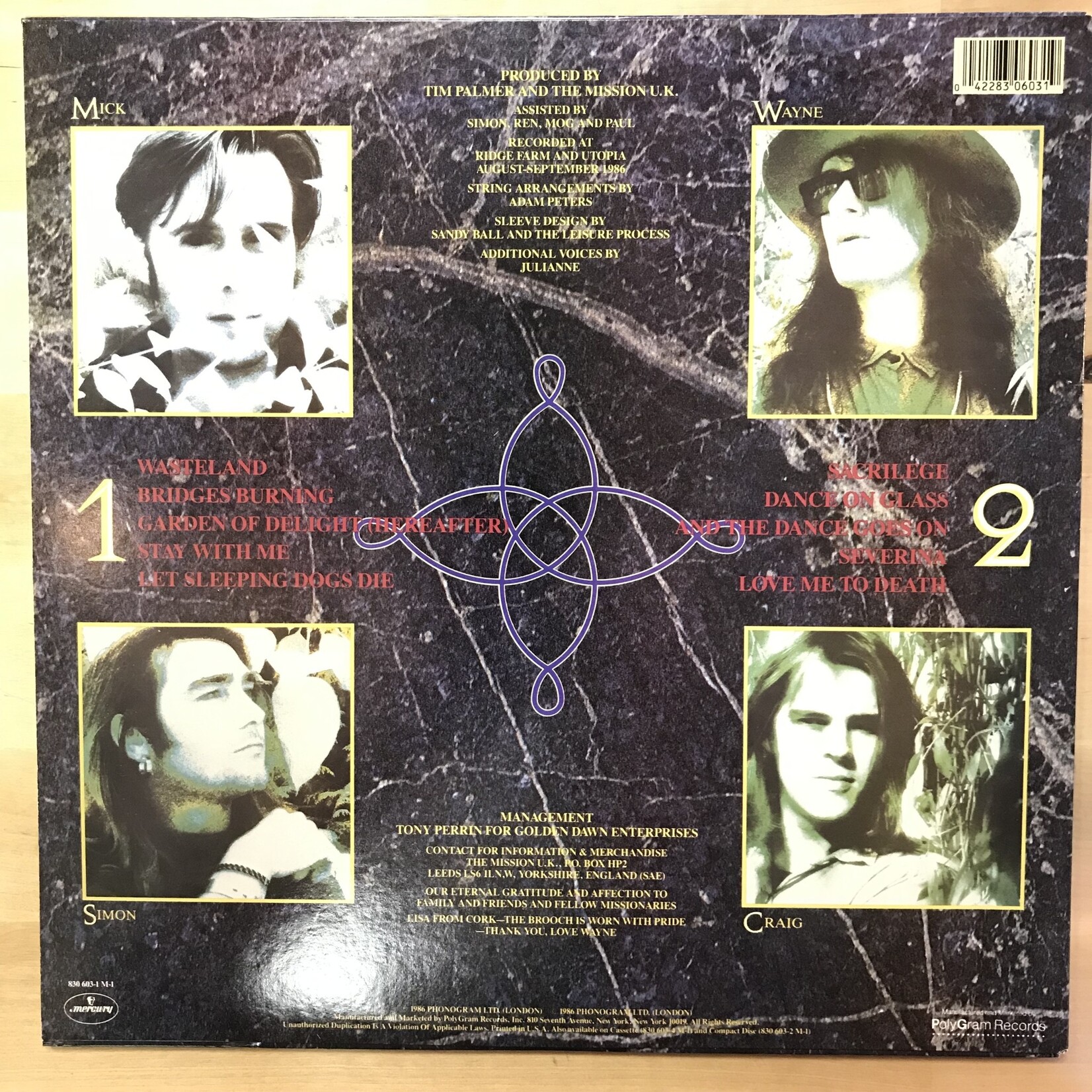 Mission U.K. - God’s Own Medicine - 422 830 603 - Vinyl LP (USED)