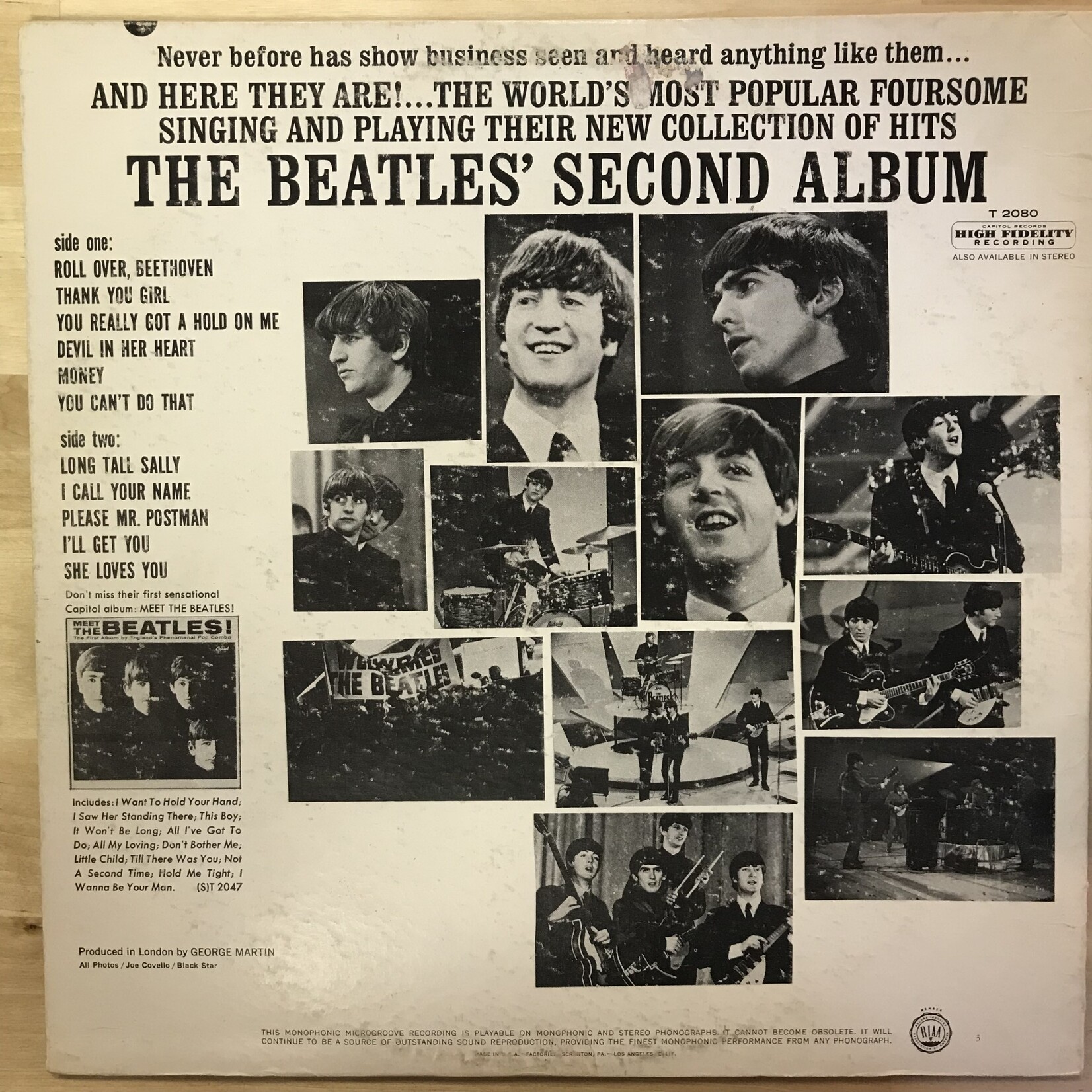 Beatles - The Beatles’ Second Album - T 2080 - Vinyl LP (USED)