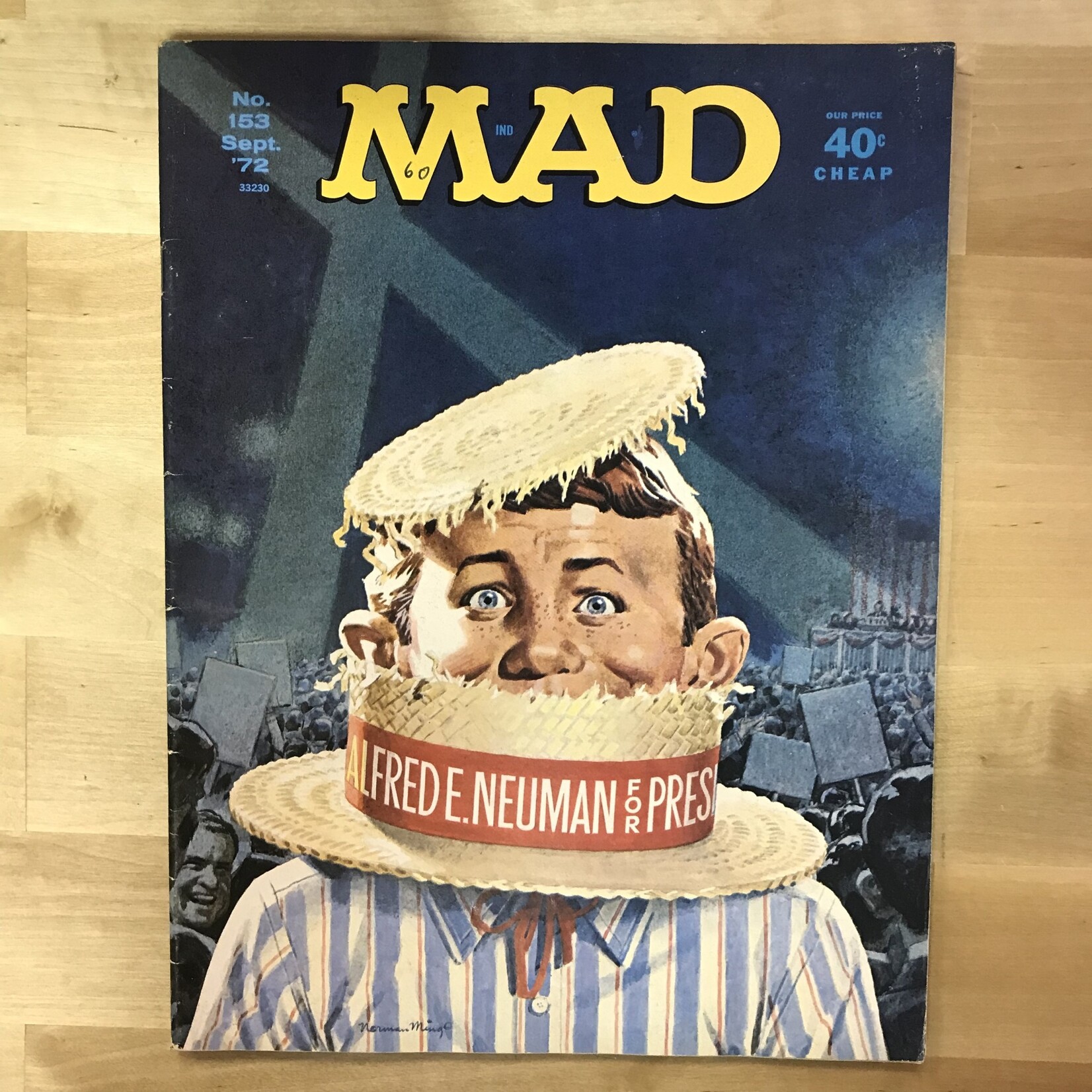 MAD Magazine - #153 September 1972 (Presidential Conventions) - Magazine