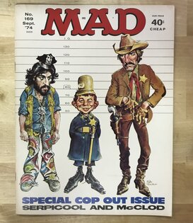 MAD - #169 September 1974 (Serpico & McCloud) - Magazine