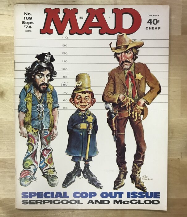 MAD - #169 September 1974 (Serpico & McCloud) - Magazine