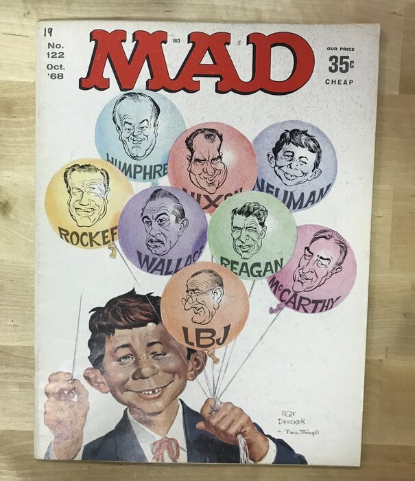 MAD - #122 October 1968 (Presidential Election) - Magazine