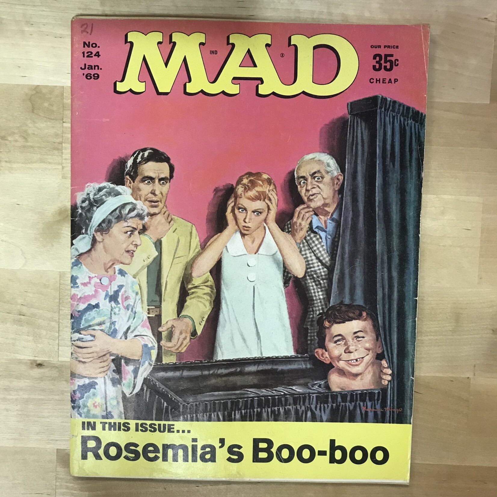 MAD Magazine - #124 January 1969 (Rosemary’s Baby) - Magazine