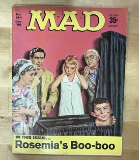 MAD - #124 January 1969 (Rosemary’s Baby) - Magazine