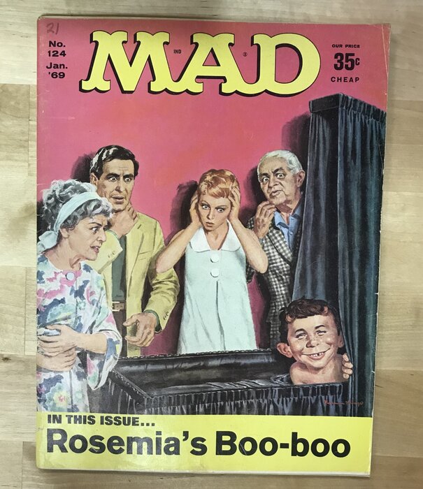 MAD - #124 January 1969 (Rosemary’s Baby) - Magazine