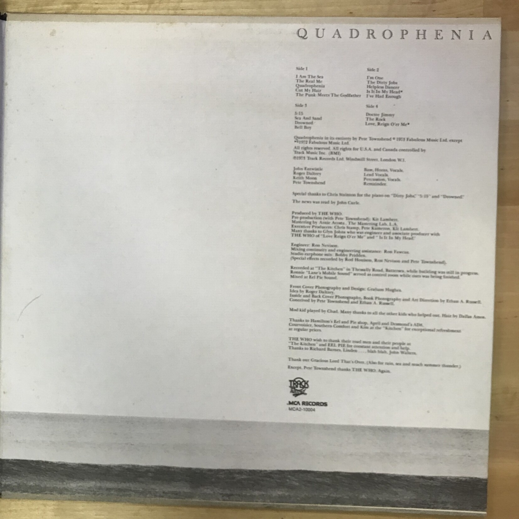 Who - Quadrophenia - MCA2 10004 - Vinyl LP (USED)