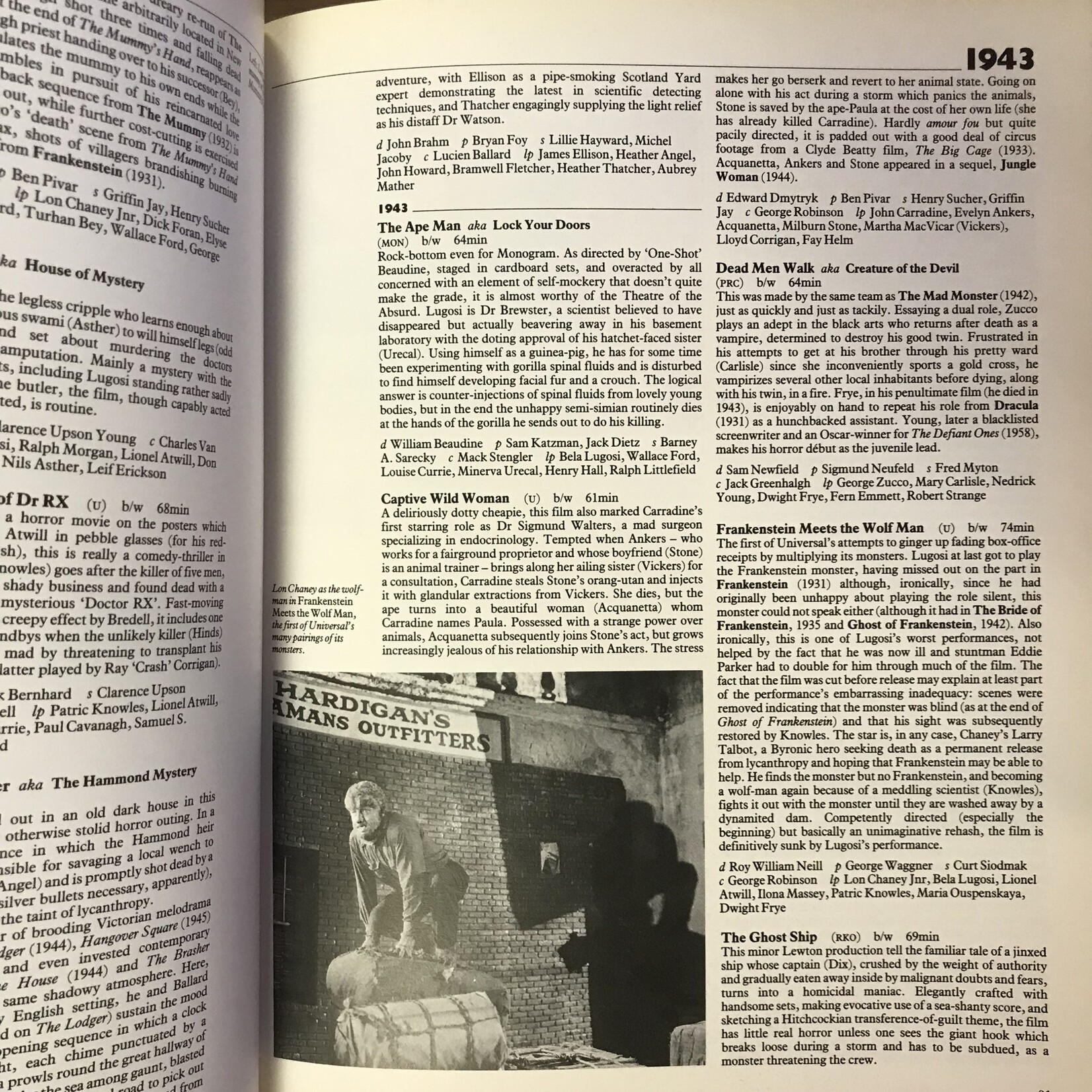 Phil Hardy (Editor) - The Encyclopedia Of Horror Movies (1986) - Hardback (USED)