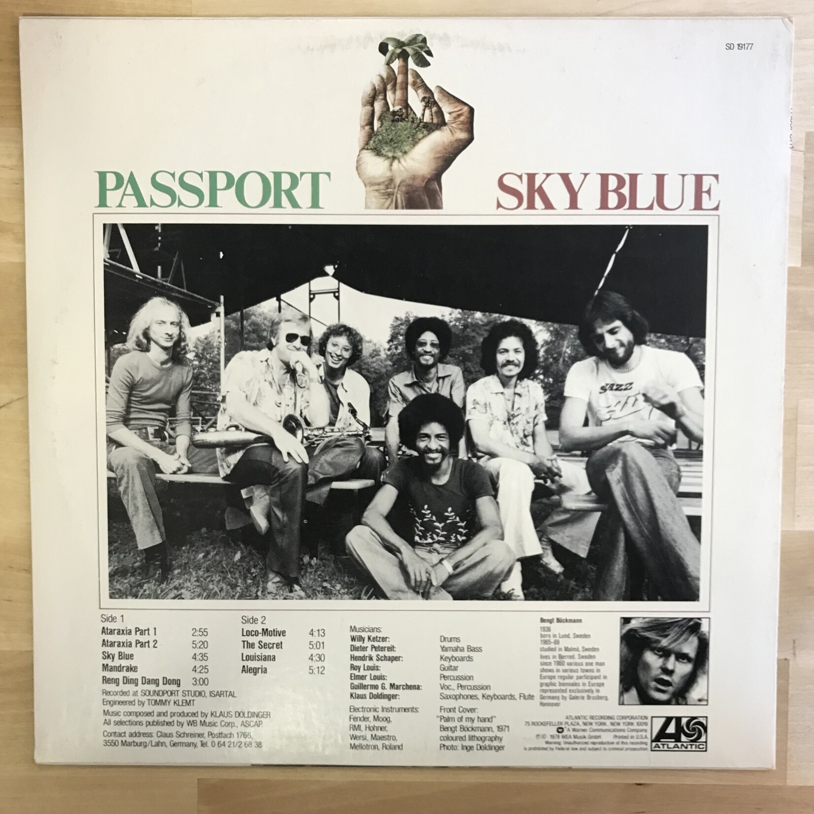 Passport - Sky Blue - SD 19177 - Vinyl LP (USED)