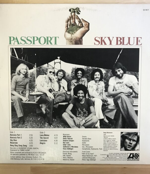 Passport - Sky Blue - SD 19177 - Vinyl LP (USED)