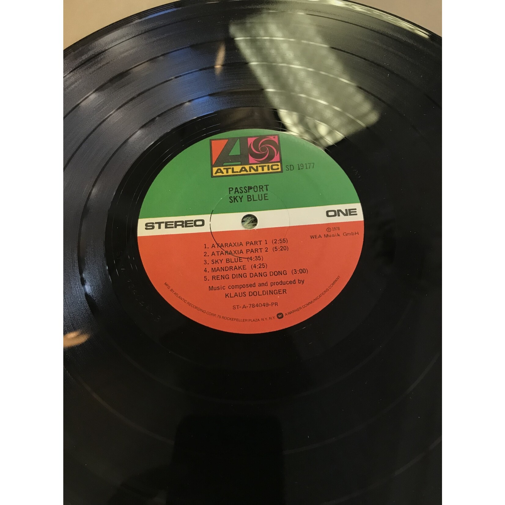 Passport - Sky Blue - SD 19177 - Vinyl LP (USED)