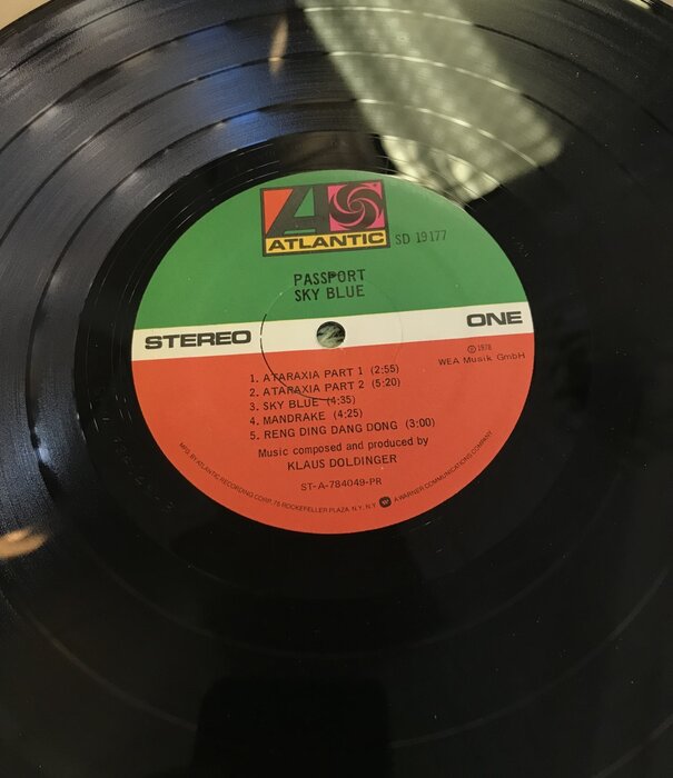 Passport - Sky Blue - SD 19177 - Vinyl LP (USED)