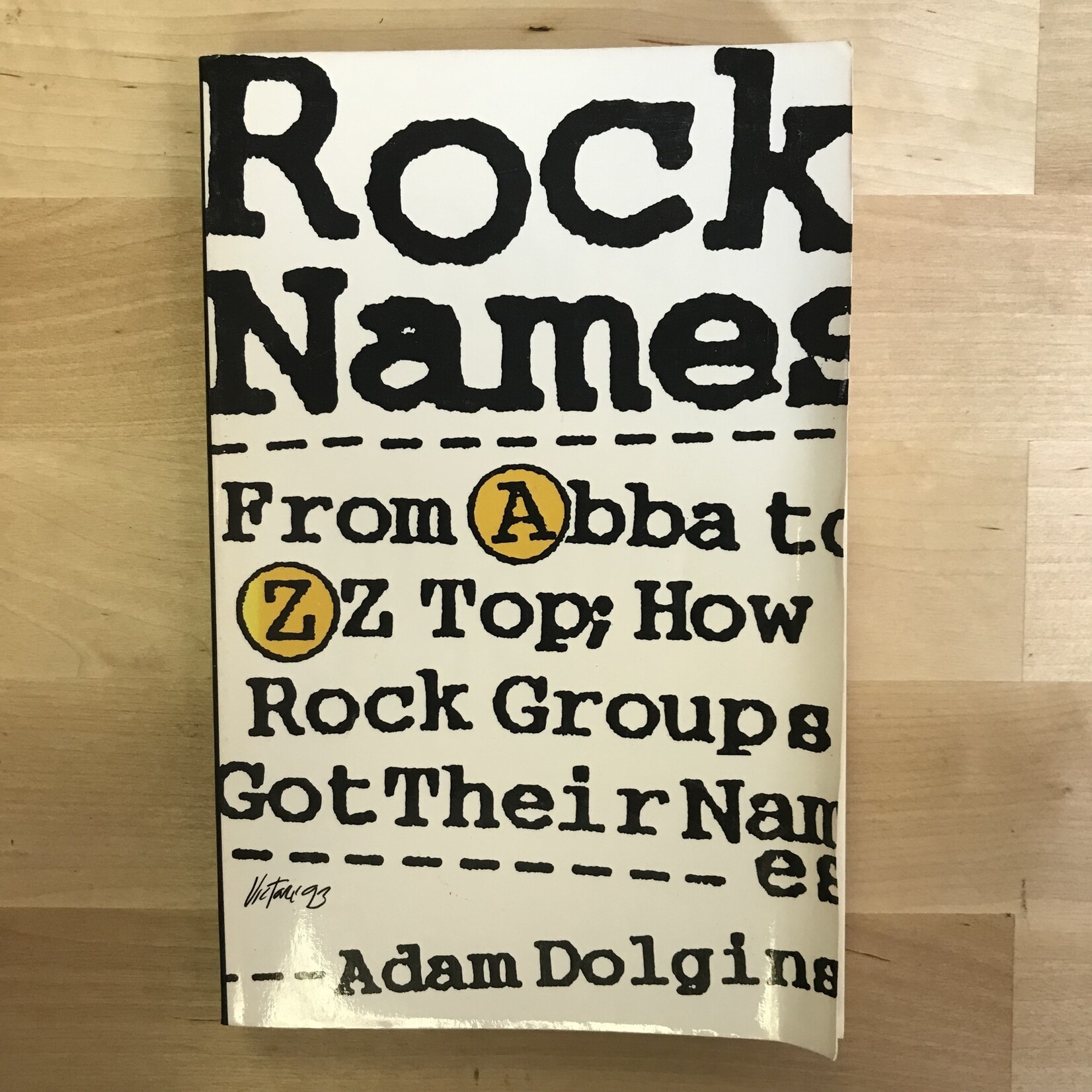 Adam Dolgins - Rock Names - Paperback (USED)