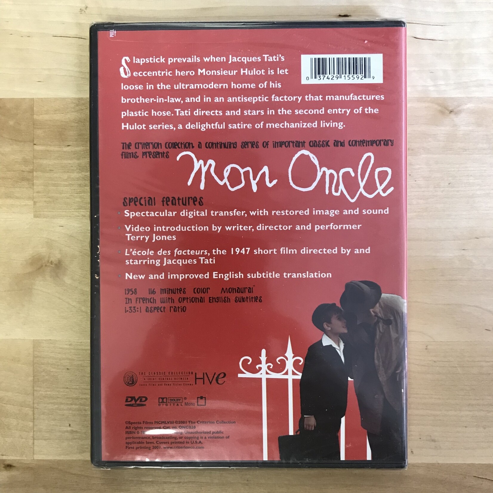 Mon Oncle - DVD (USED - SEALED)