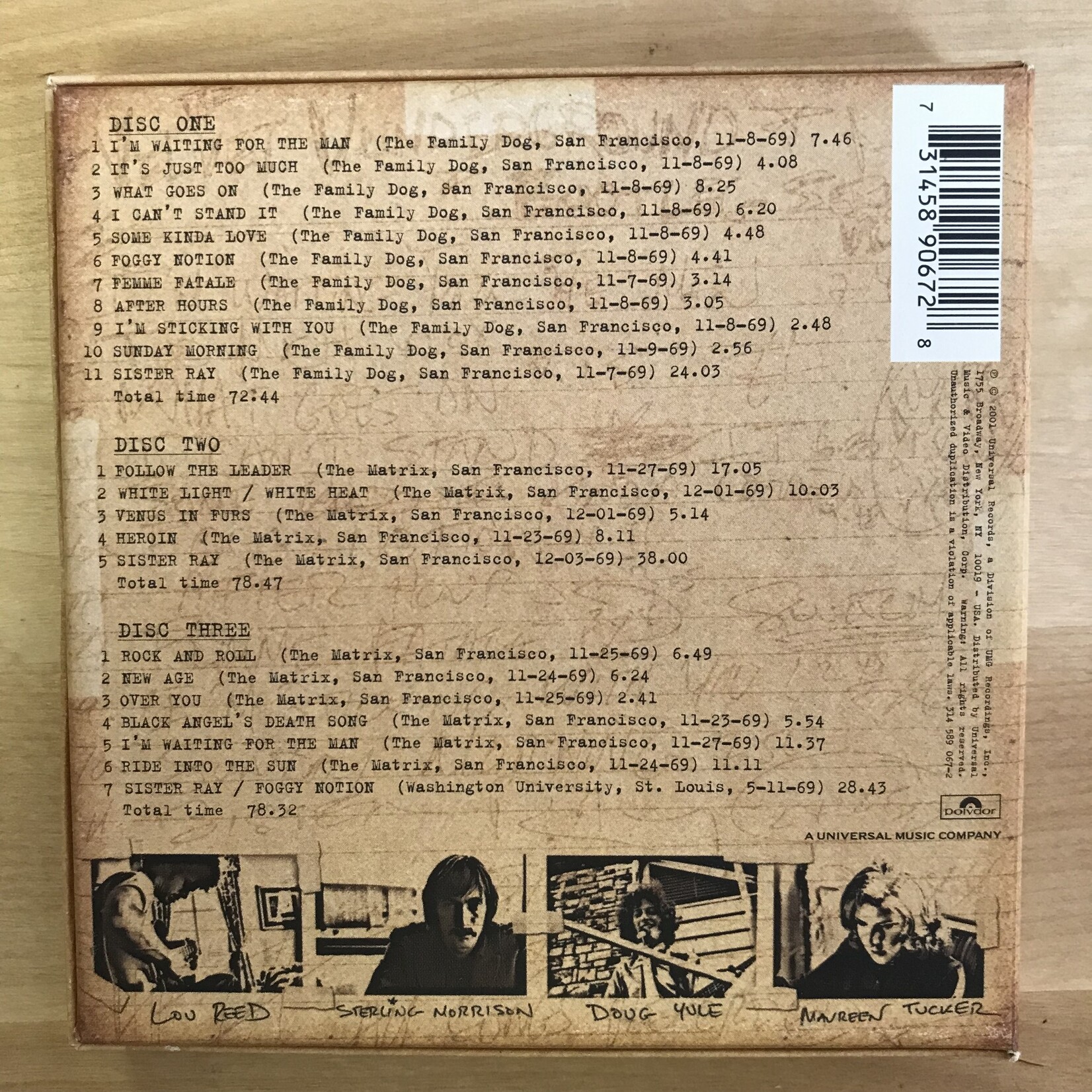 Velvet Underground - Bootleg Series Volume 1: The Quine Tapes - CD (USED)