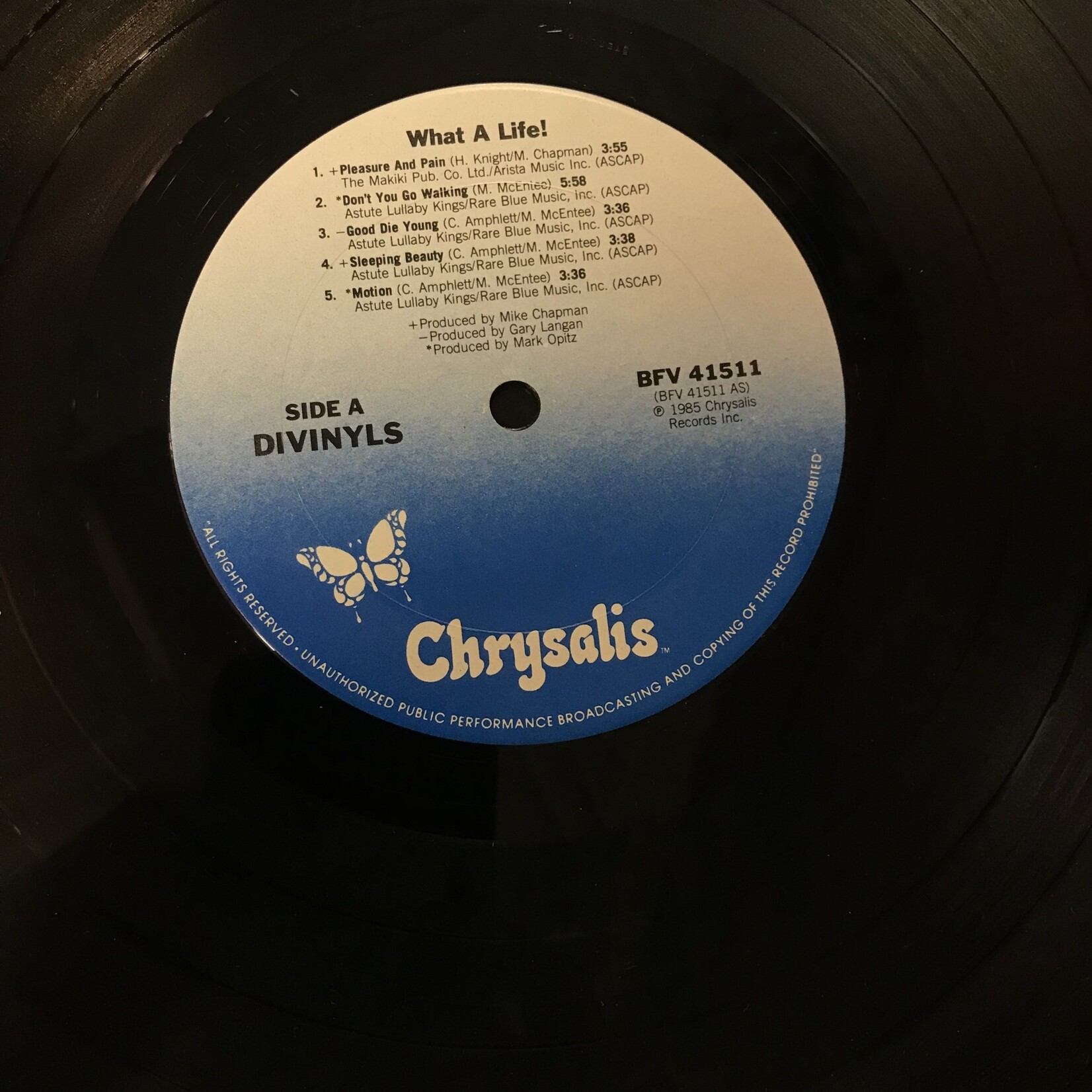 Divinyls - What A Life! - BFV41511 - Vinyl LP (USED)