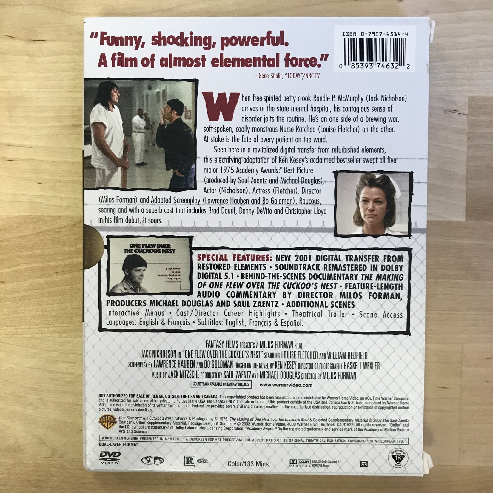 One Flew Over The Cuckoo’s Nest - Two-Disc Special Edition - DVD (USED)